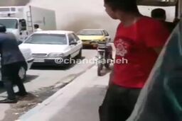 اولین ویدئو از لحظه ریزش ساختمان متروپل و فرار مردم 