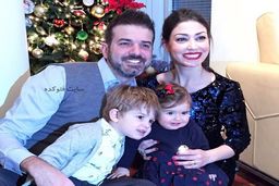 استراماچونی و همسرش در جشن کریسمس + عکس

