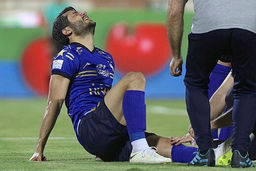 عکس هولناک از پای مدافع استقلال بعد از عمل