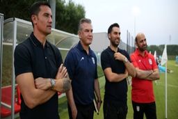 تصاویر ستاره بزرگ استرالیا در تمرین تیم ملی فوتبال ایران