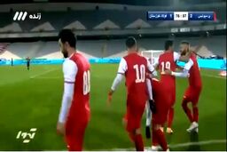 گل دوم پرسپولیس به فولاد توسط نوراللهی|فیلم