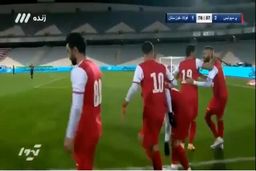 گل دوم پرسپولیس به فولاد توسط نوراللهی|فیلم