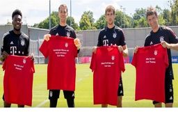 اقدام جالب بازیکنان بایرن

