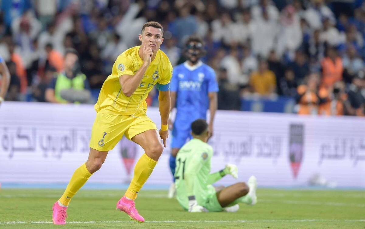 اولین قهرمانی النصر با درهم کوبیدن الهلال توسط رونالدو