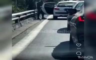 ببینید زورگیری هولناک با قمه از زن راننده وسط ترافیک اتوبان نیایش