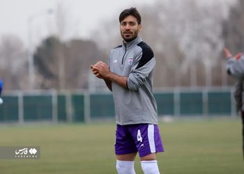 تمرینات تیم ملی فوتبال