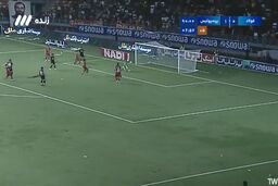 فیلم گل دوم پرسپولیس به فولاد؛اولین گل یاسین