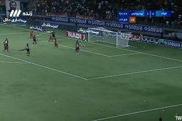 فیلم گل دوم پرسپولیس به فولاد؛اولین گل یاسین