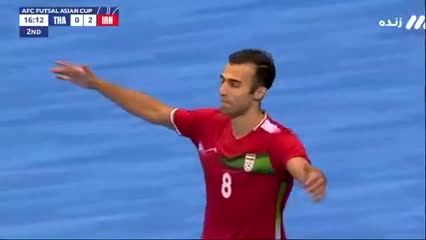 فیلم| گل های جادویی ایران مقابل تایلند در فوتسال آسیا