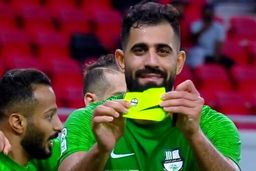 فیلم گل دیدنی حسین کنعانی‌زادگان با پیراهن الاهلی به القطر