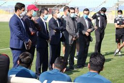 ملاقات مدیرعامل جدید پرسپولیس با بازیکنان + عکس

