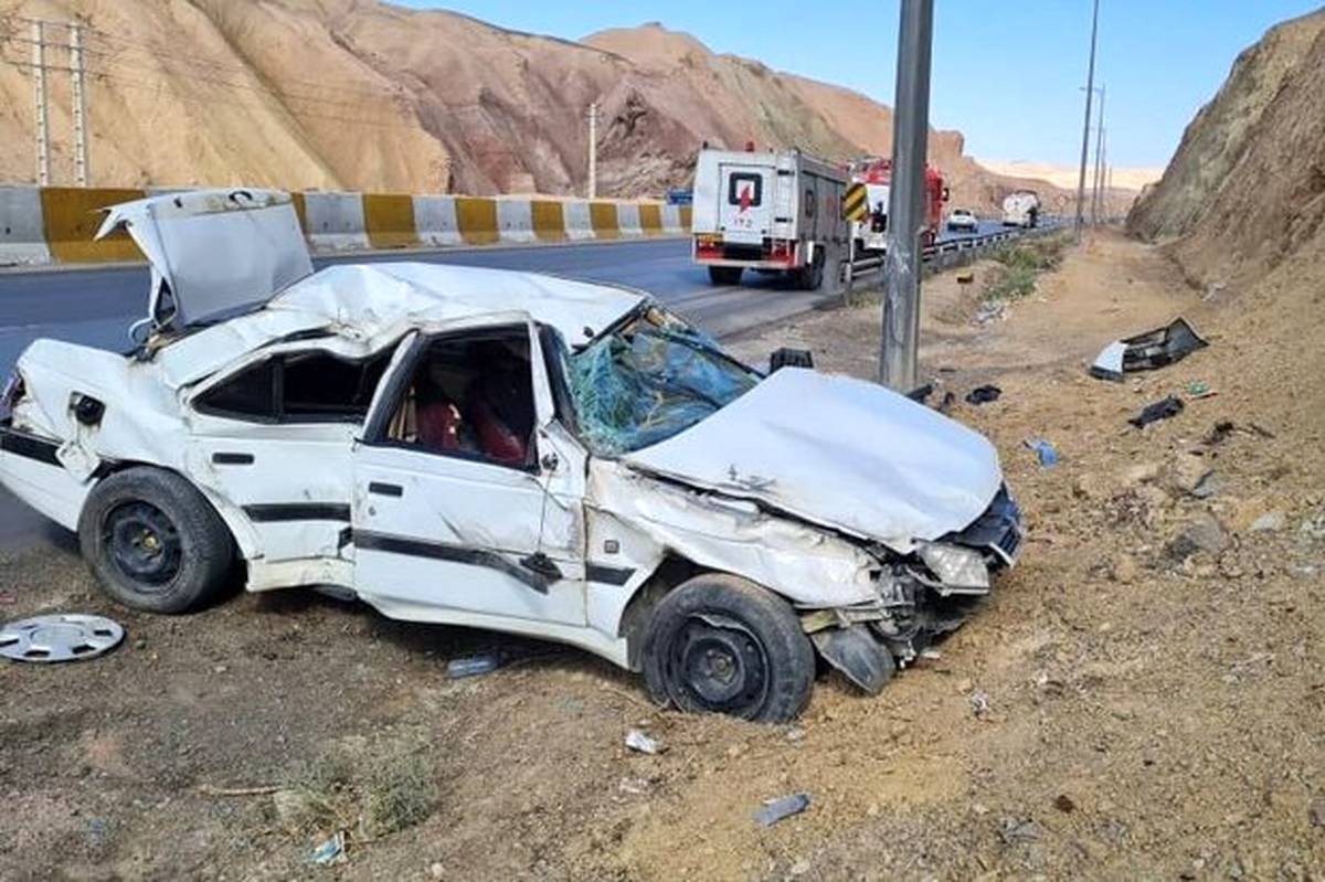 مرگ تلخ زوج جوان در تصادف زنجیره ای در شیراز