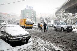 فیلم بارش عجیب و شدید برف در آذربایجان شرقی و اردبیل
