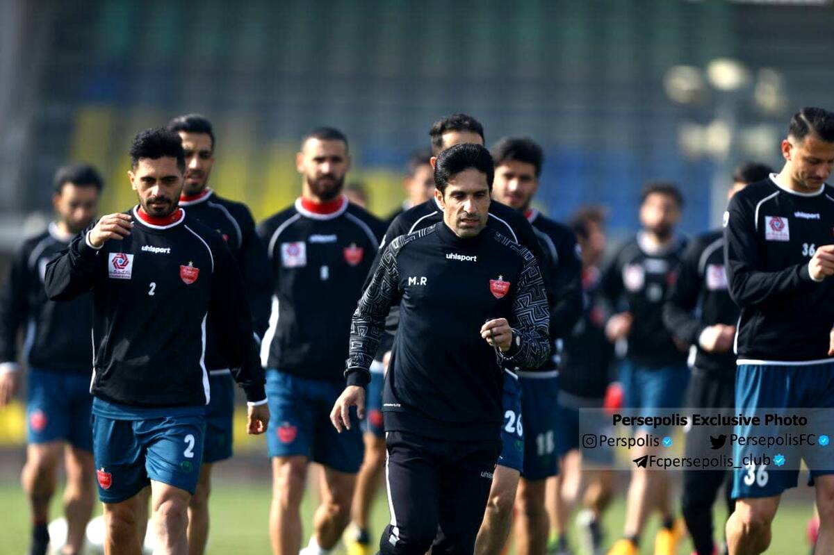 تمرین متفاوت پرسپولیس برای ذوب‌آهن|تصاویر