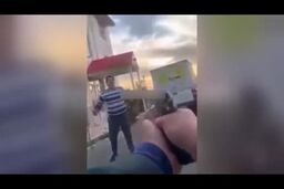 لحظه شلیک و هدف قرارگرفتن شرور قمه کش توسط پلیس