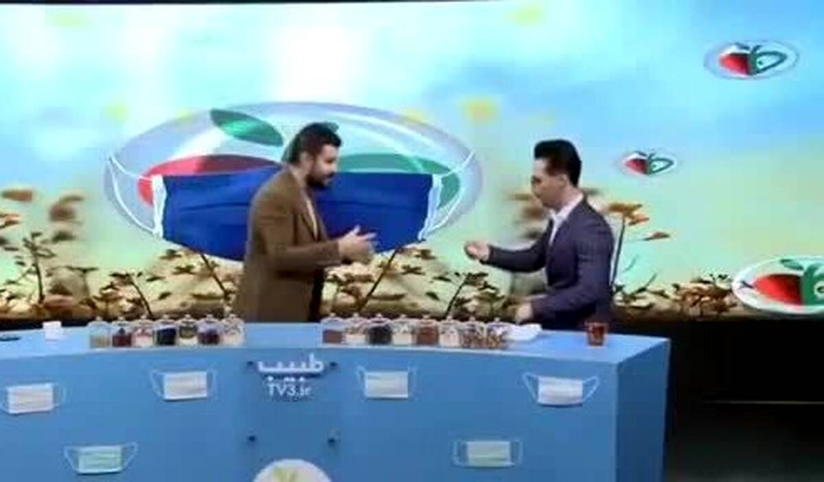 سیلی جنجالی مجری به صورت مهمان برنامه زنده+فیلم دیدنی 