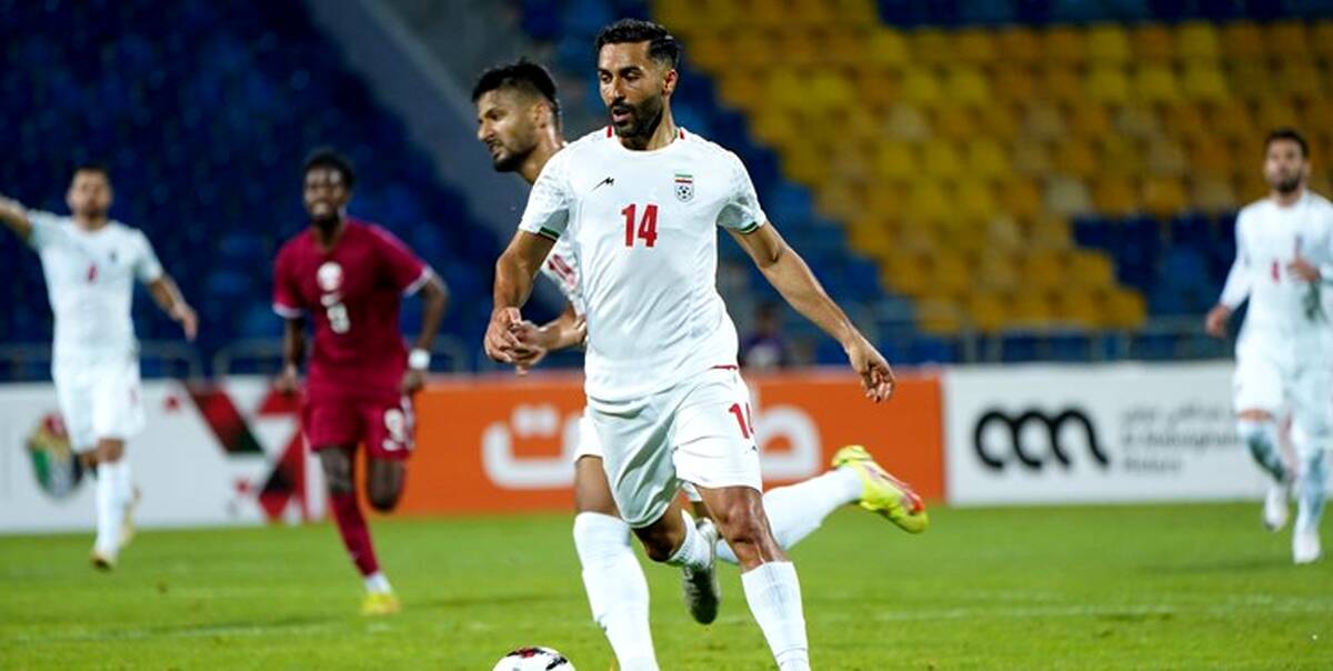 سامان قدوس بهترین بازیکن دیدار ایران و فلسطین