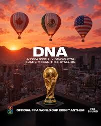 فیفا «DNA» را به عنوان سرود رسمی جام جهانی ۲۰۲۶ معرفی کرد