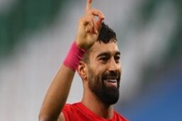 هدف رامین رضاییان در بازگشت دقیقه نودی به پرسپولیس