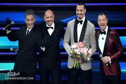 خوانندگی زلاتان در کنار میهایلوویچ بر روی صحنه سن رمو +ماجرای عجیب مسیر