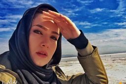 متین ستوده و همسر چشم رنگی اش