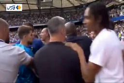 لحظه درگیری فیزیکی شدید توخل و کونته در دربی لندن