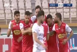 فیلم گل اول پرسپولیس به هوادار|پنالتی گولسیانی