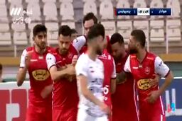 فیلم گل اول پرسپولیس به هوادار|پنالتی گولسیانی