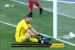 فیلم| گل سوم استقلال به نساجی توسط محبی