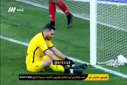 فیلم| گل سوم استقلال به نساجی توسط محبی