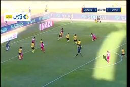 فیلم ضربه سر عیسی و گل دوم پرسپولیس به سپاهان