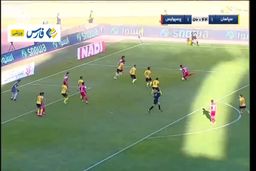 فیلم ضربه سر عیسی و گل دوم پرسپولیس به سپاهان