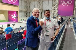 تصویری جنجالی در المپیک؛ آمریکا در کنار ایران!