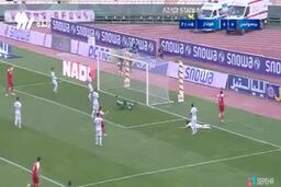 فیلم گل اول پرسپولیس به هوادار با ضربه ترابی 
