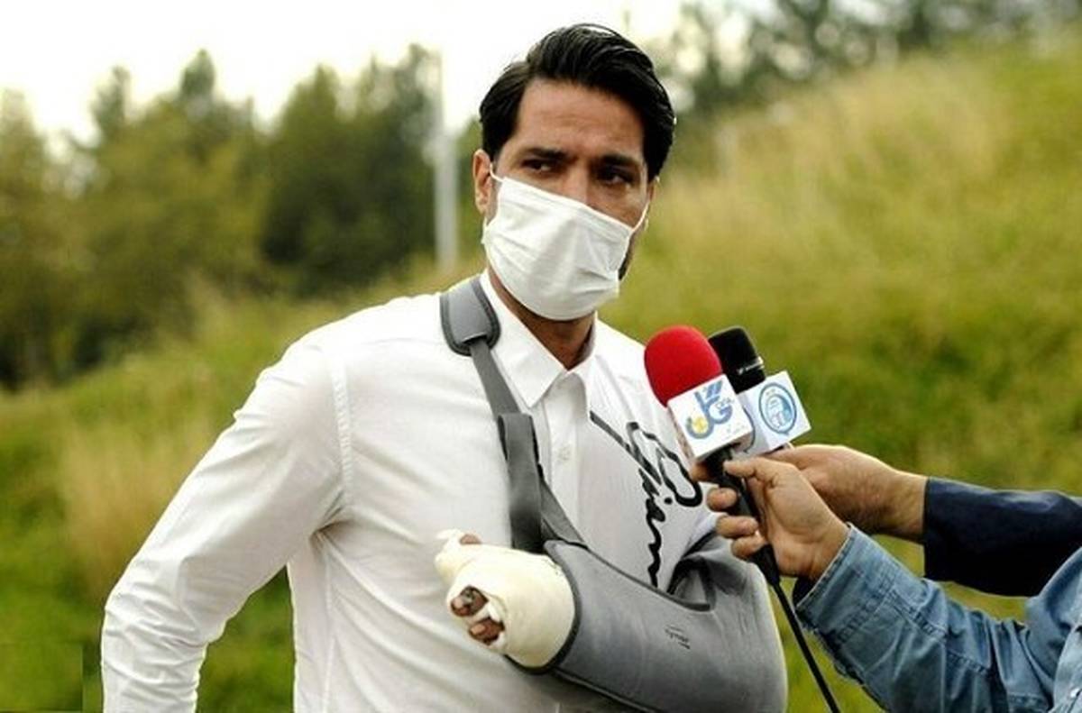 حرف‌های کنایه‌آمیز امیرحسین صادقی به سرپرست باشگاه پرسپولیس

