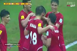 گل اول ایران به انگلیس توسط زمانی
