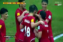 گل اول ایران به انگلیس توسط زمانی
