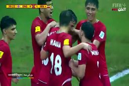 گل اول ایران به انگلیس توسط زمانی
