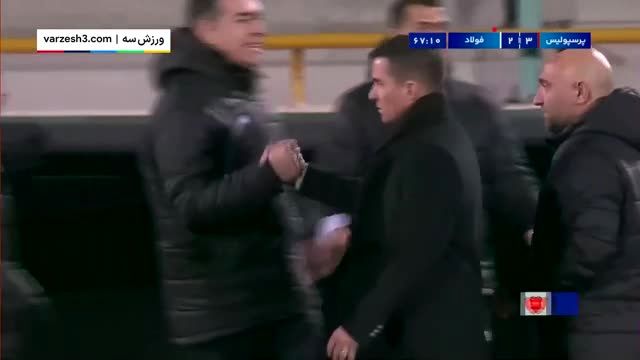 (ویدئو) گل پرسپولیس به فولاد ؛پنالتی کنعانی‌زادگان 