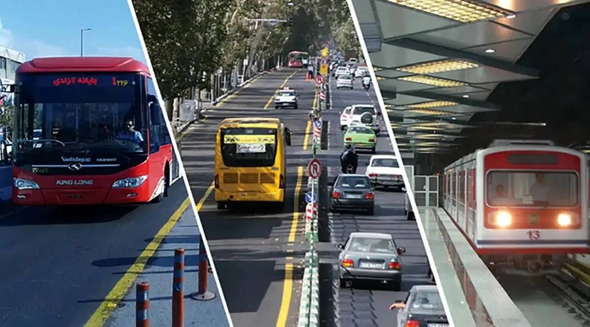 گران شدن  مترو تهران ، اتوبوس و تاکسی از شنبه + نرخ جدید