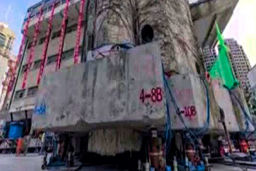 جابجایی مدرسه ۸۵ ساله در شانگهای با فناوری چینی+فیلم دیدنی 