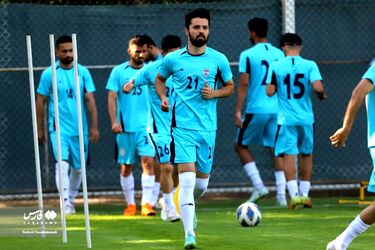 تمرینات تیم ملی فوتبال