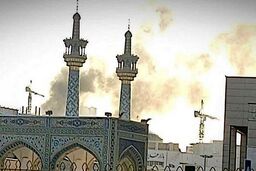 ویدئو جدید از آتش سوزی حرم امام رضا(ع) | مشهد غرق دود شد!