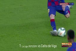 15 گل برتر لیونل مسی در سال 2019