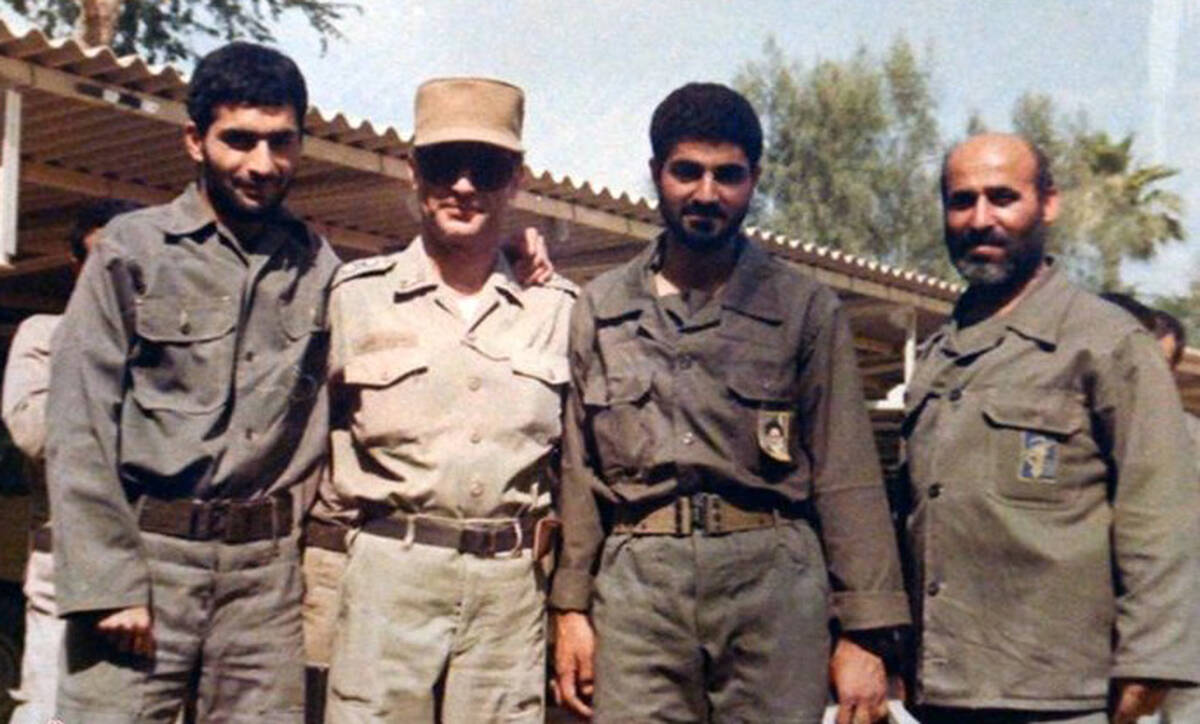 تصاویر دیده نشده از سردار سلیمانی درکنارپدر موشکی ایران