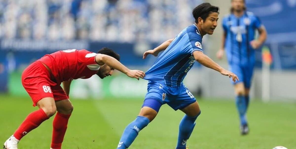 آمار نیمه اول پرسپولیس با اولسان کره جنوبی