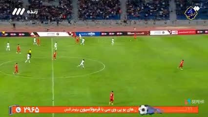 فیلم گل اول ایران به اردن|ضربه دیدنی آزمون