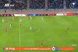 فیلم گل اول ایران به اردن|ضربه دیدنی آزمون