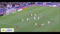 گل دوم قطر به ایران توسط اکرم عفیف