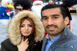 عکسی که احسان حاج صفی از پدرشدنش منتشر کرده+تصویر همسرش آذین